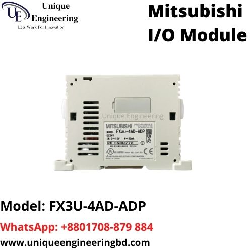 Mitsubishi Analog Input Adapter FX3U-4AD-ADP
