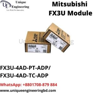 Mitsubishi Analog Input Module FX3U-4AD-PT-ADP