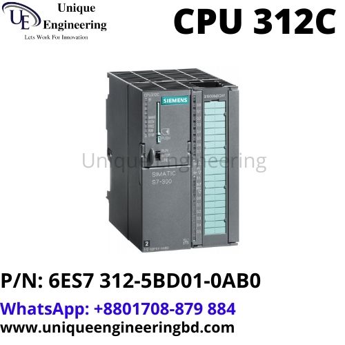 Siemens S7 300 PLC CPU 312C 6ES7312-5BD01-0AB0