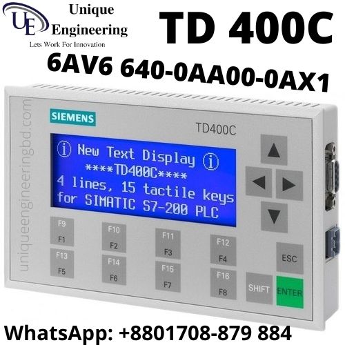 Siemens TD 400C Text Display 6AV6-640-0AA00-0AX1 in bd