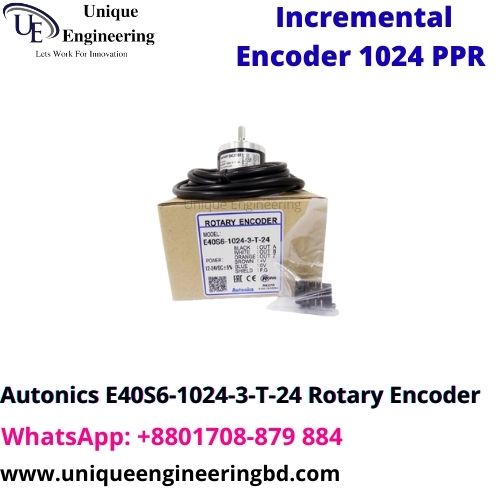 Autonics Incremental Rotary Encoder E40S6-1024-3-T-24