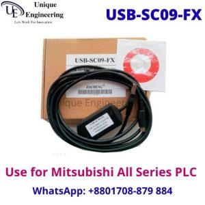 Mitsubishi FX Series PLC Programming Cable USB-SC09-FX