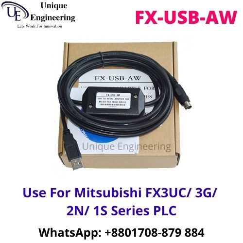 Mitsubishi PLC FX Series Programming Cable FX-USB-AW