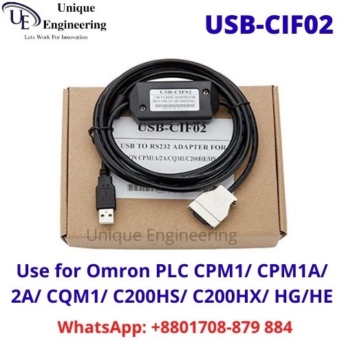 Omron PLC Programming Cable USB-CIF02