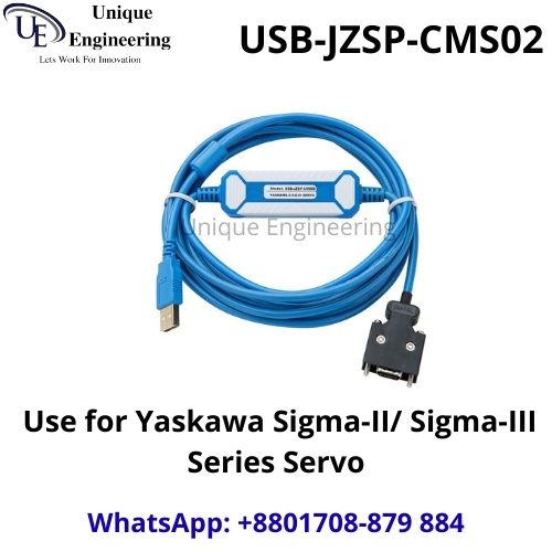Yaskawa USB-JZSP-CMS02 Servo Drive Programming Cable