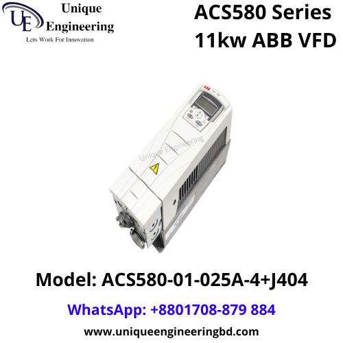 ABB ACS580 Series 11kw VFD ACS580-01-025A-4+J404