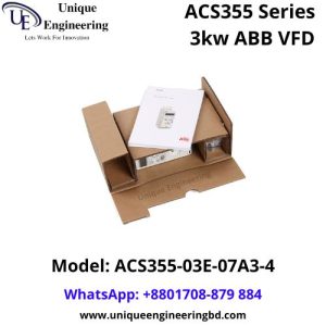 ACS355 Series 3kw ABB VFD ACS355-03E-07A3-4