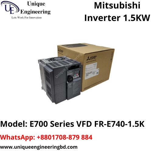 Mitsubishi 1.5KW E700 Series Inverter FR-E740-1.5K