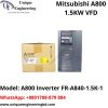FR-A840-1.5K-1 Mitsubishi A800 Series 1.5kw VFD Inverter in bd