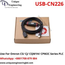 Omron CS CJ CQM1H CPM2C Series PLC Programming Cable USB-CN226