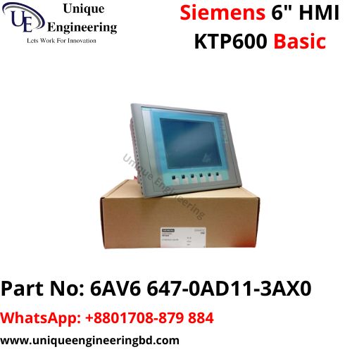 Siemens Touch Screen HMI KTP600 Basic panel 6AV6647-0AD11-3AX0