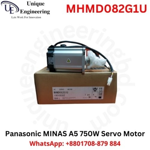 Panasonic MINAS A5 Series 750W AC Servo Motor MHMD082G1U