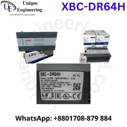 LS XGB Series 32DI 32DO PLC XBC-DR64H