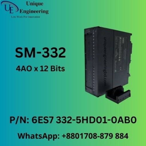 Siemens 4AO Analog Output module SM332 6ES7332-5HD01-0AB0
