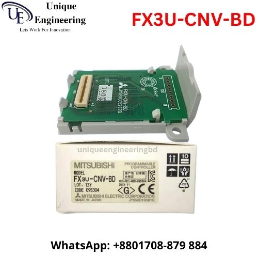 Mitsubishi PLC FX3U-CNV-BD Communication Adapter Seller in bd