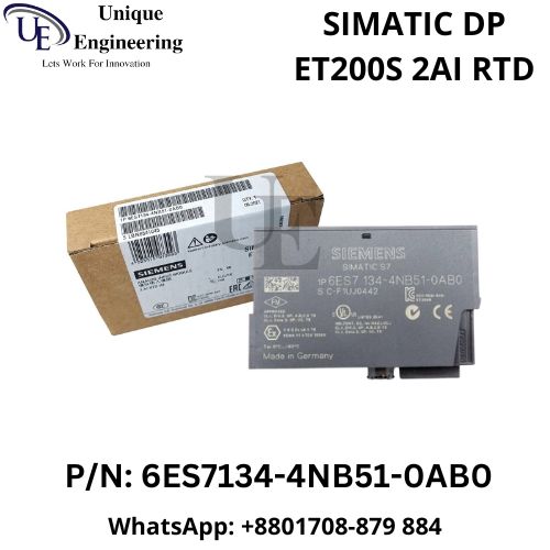 Siemens Simatic DP ET200S Series 2AI RTD Module 6ES7134-4NB51-0AB0 Seller in bd