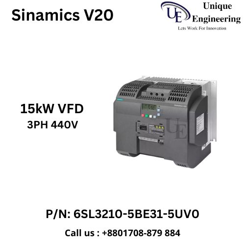 Siemens Sinamics V20 Series 15kw VFD 6SL3210-5BE31-5UV0 Price in bd