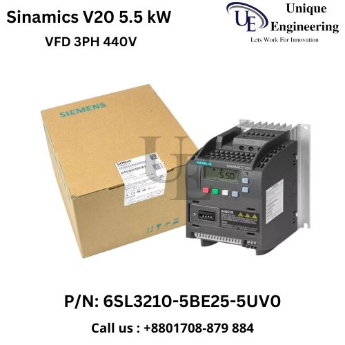 Siemens Sinamics V20 Series 5.5kw VFD 6SL3210-5BE25-5UV0 Seller in bd