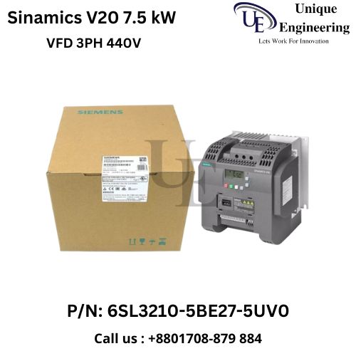 Siemens Sinamics V20 Series 7.5kw VFD 6SL3210-5BE27-5UV0 Price in bd