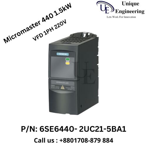 Siemens Micromaster 440 series 1.5kW VFD 6SE6440-2UC21-5BA1 in bd